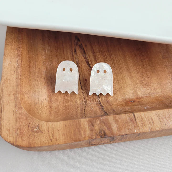 Shimmer Ghost Studs
