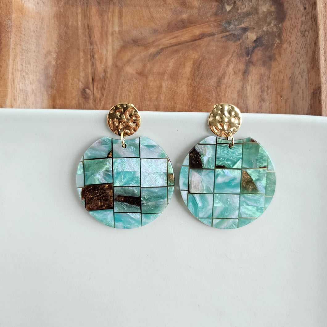 Gianna Green Earrings