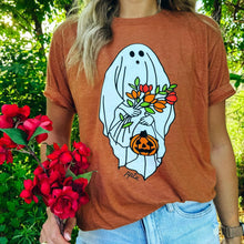 Load image into Gallery viewer, Ghostly Bouquet Tee
