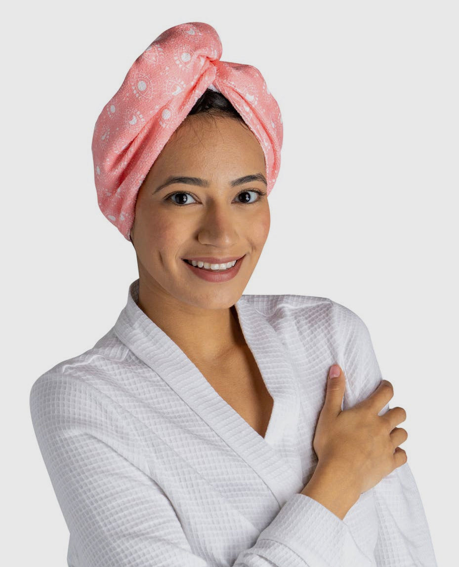 Lemon Lavender Plot Twist Hair Towel