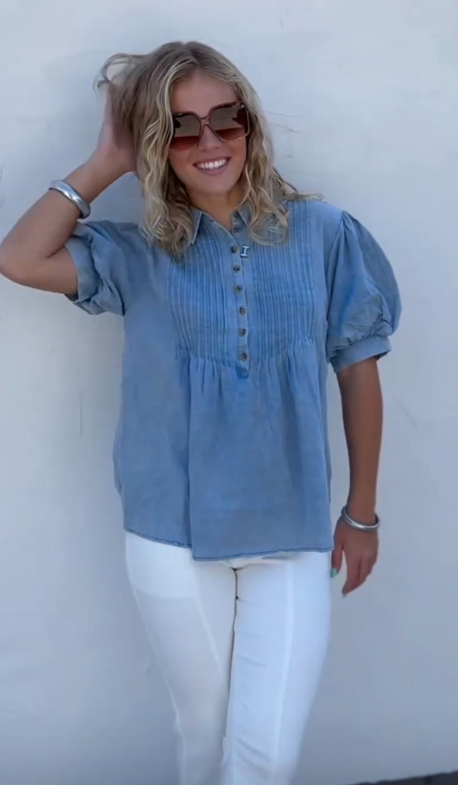 Almost Country Denim Top