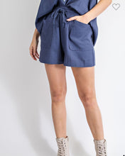 Load image into Gallery viewer, Living Navy Drawstring Shorts
