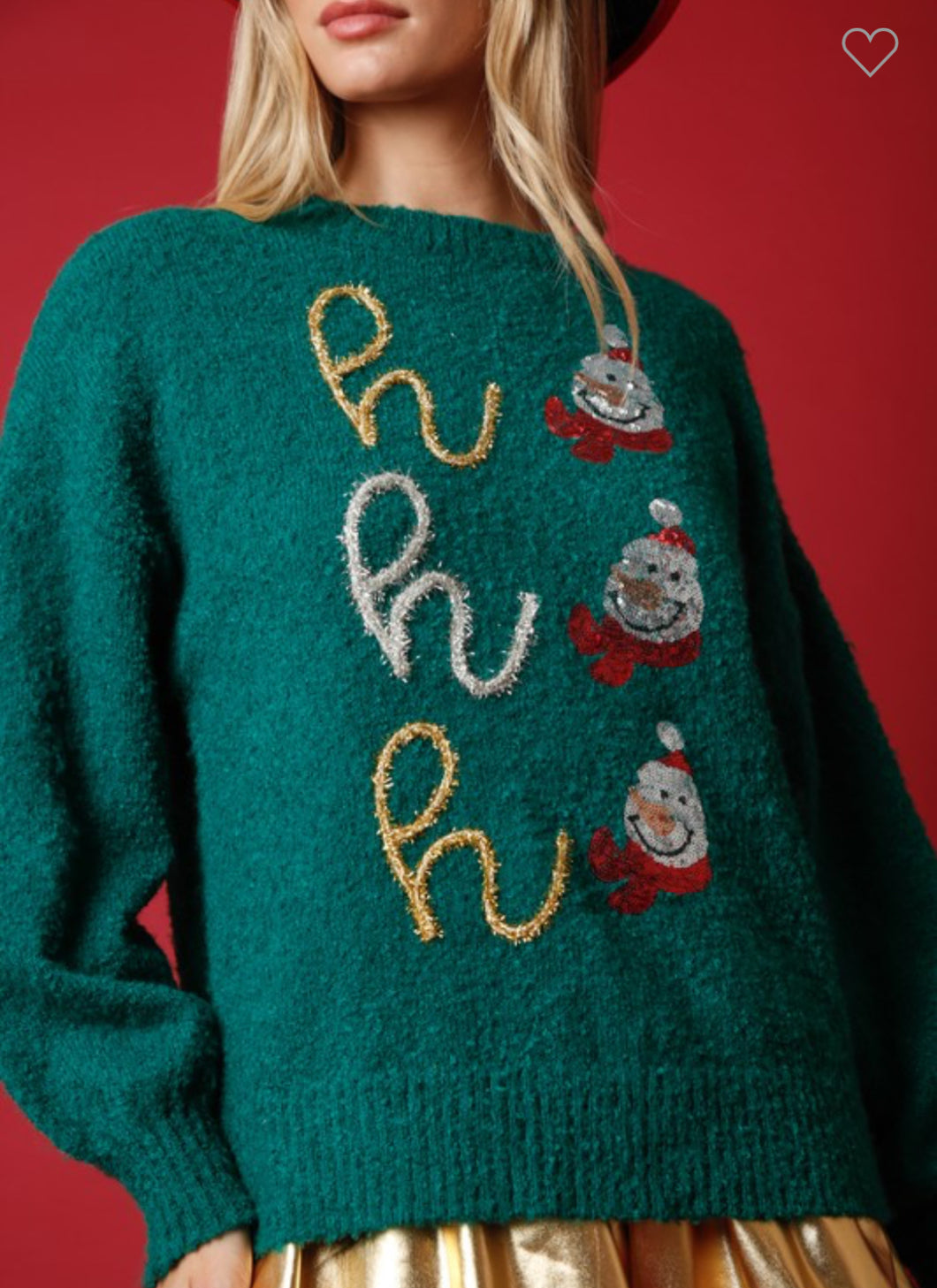 Ho Ho Ho Sequin Sweater