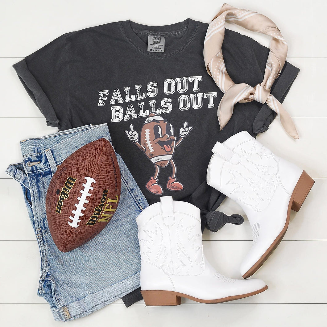 Falls out, Balls out Tee