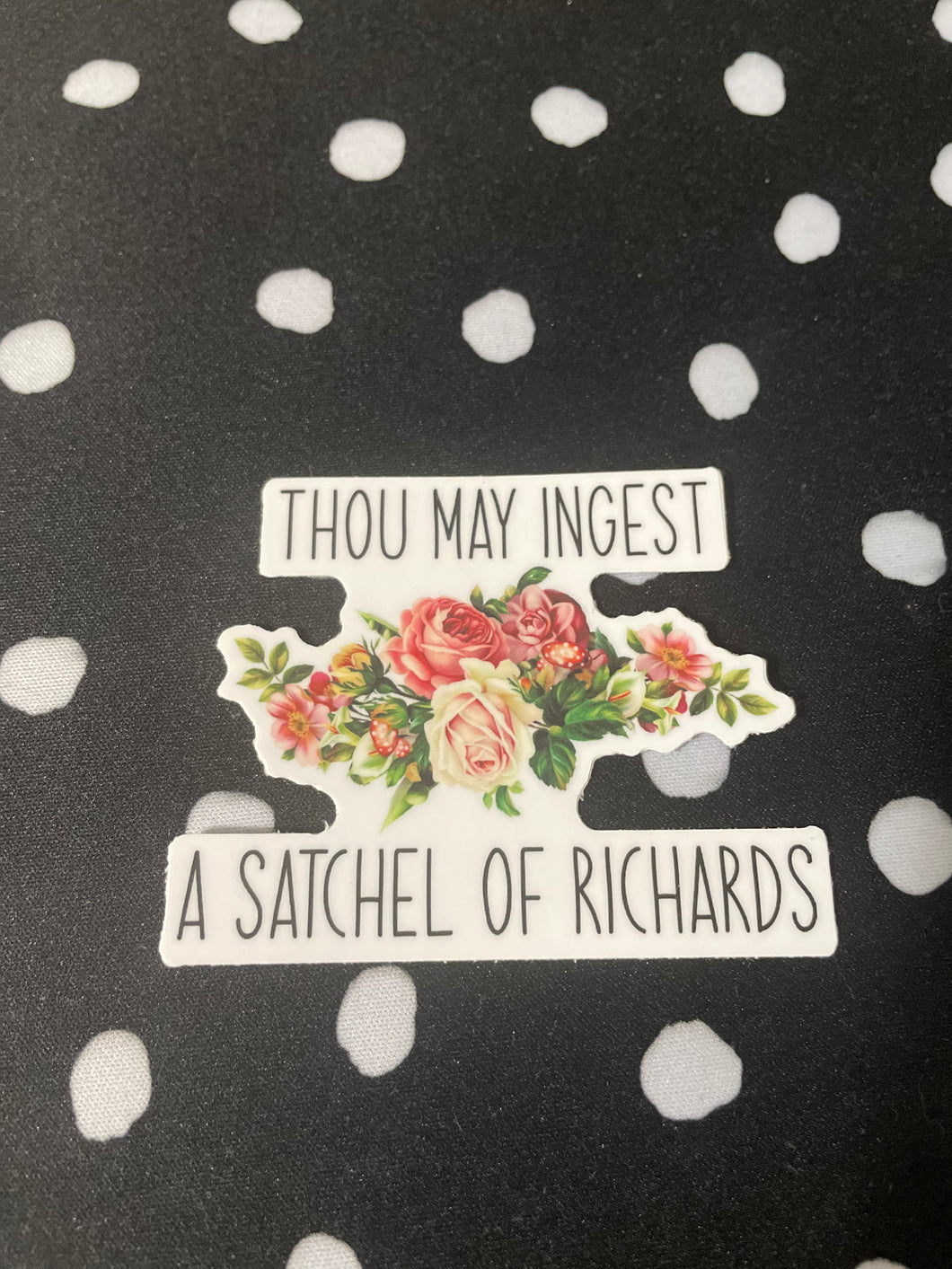 Satchel of Richards Sticker