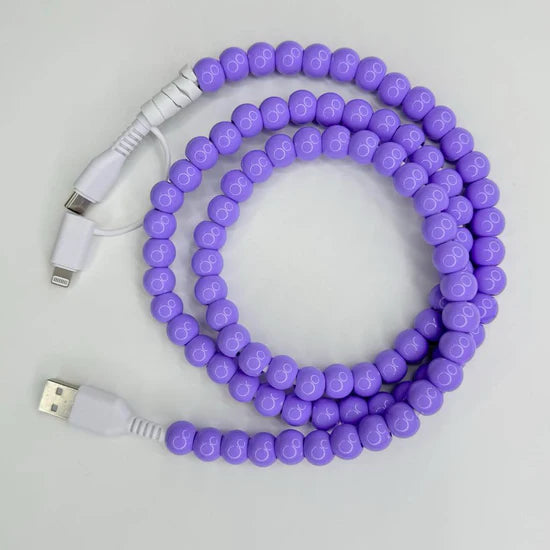 Beaded 2 in 1 Phone Charger