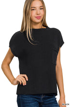 Load image into Gallery viewer, Back to Basics Mock Neck SS Sweater
