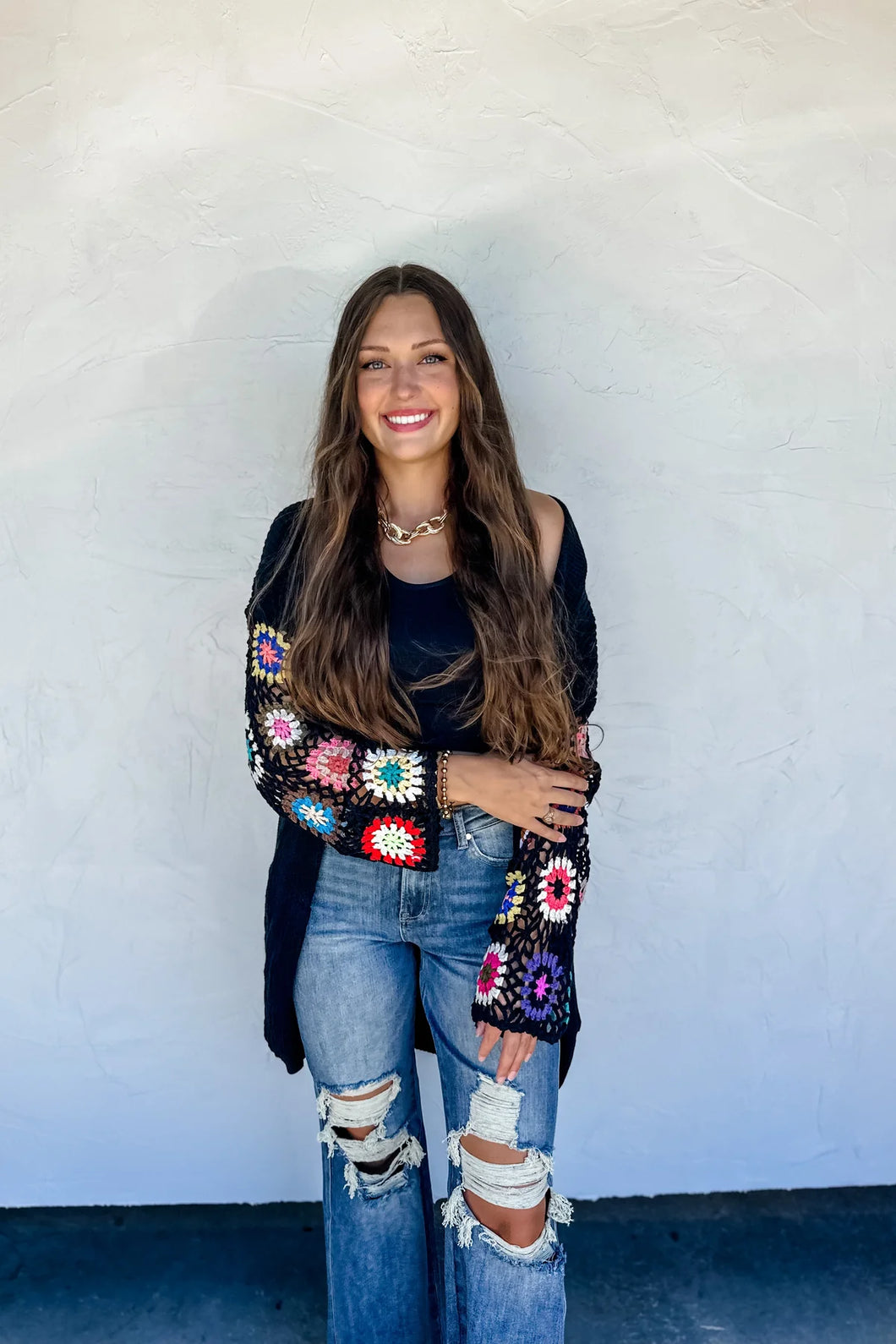 Not Your Grandma's Crochet Cardigan