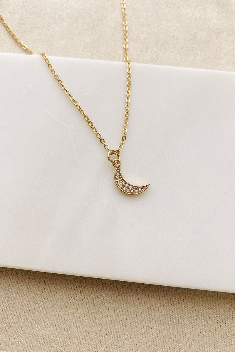 Under the Crystal Moon Necklace