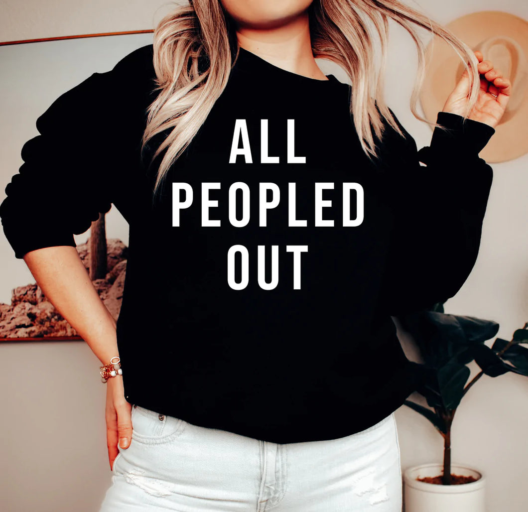 All Peopled Out Sweater
