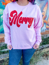 Load image into Gallery viewer, Pink Merry Puff Sweater
