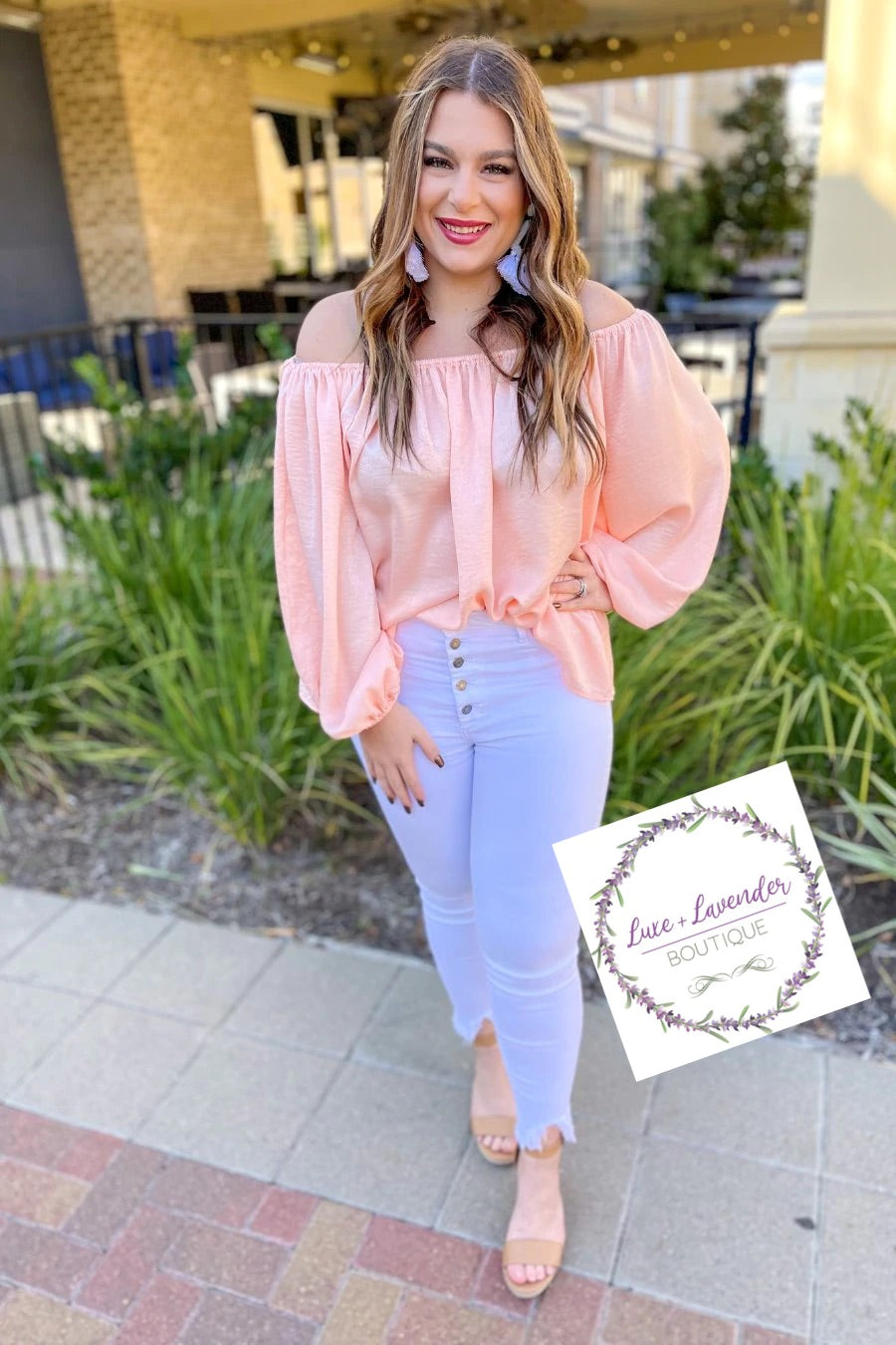 Chasing Fame Off the Shoulder Top