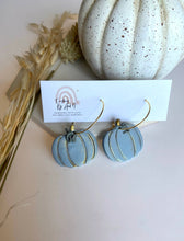 Load image into Gallery viewer, Pumpkin Hoop Earrings
