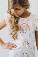 Load image into Gallery viewer, Over the Rainbow Ruffle Tee
