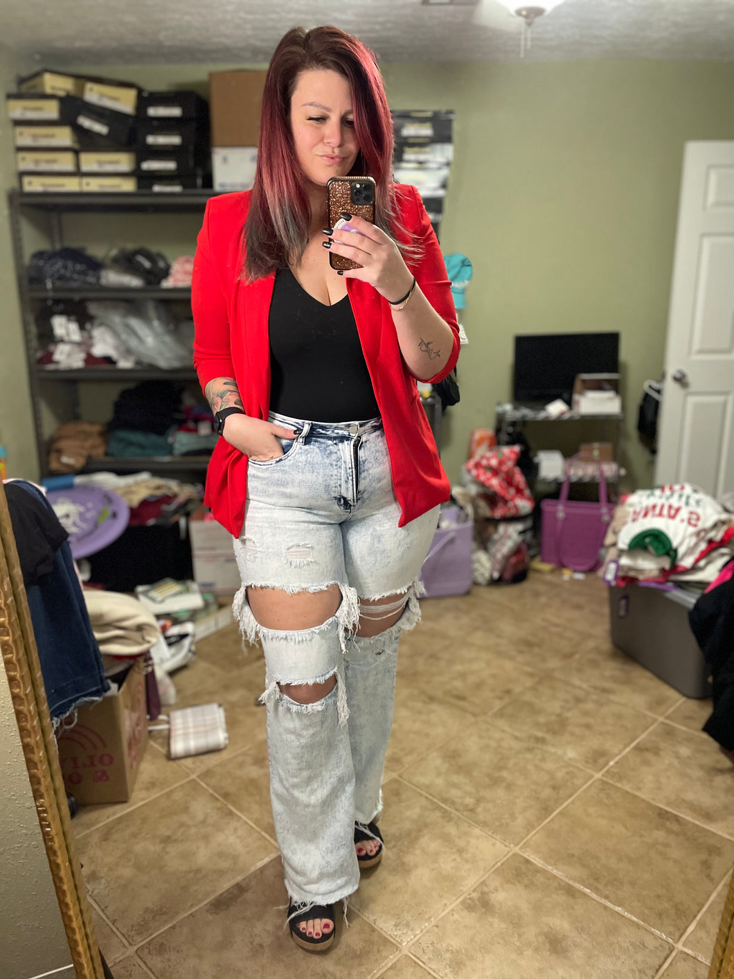 The Vibe Wide Leg Jeans