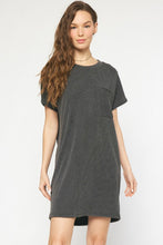 Load image into Gallery viewer, Micah Ribbed Tshirt Dress
