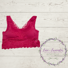 Load image into Gallery viewer, Lace Longline Bralette
